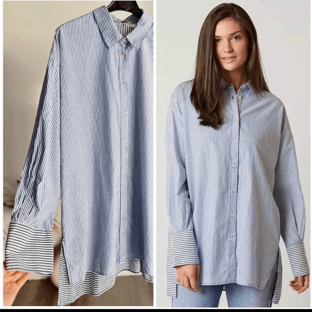 Free People Lakehouse Button Down Tunic